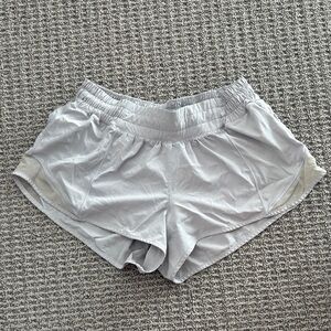 Lululemon light purple Hotty Hot shorts